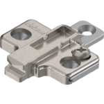 Piastra Clip Cerniera Montaggio a Croce Inferiore con Eccentrico Zinco Nichelato mm.00H | Blum
